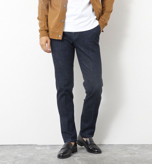NOLLEY'S goodman「12ozムラ糸ストレッチデニムスリムフィットPT 25AW」|デニム|インディゴブルー