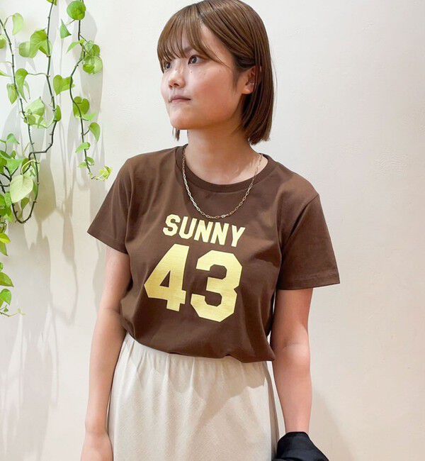 NOLLEY'S「店舗別注ナンバリングTシャツ」|Tシャツ・カットソー|ダークブラウン