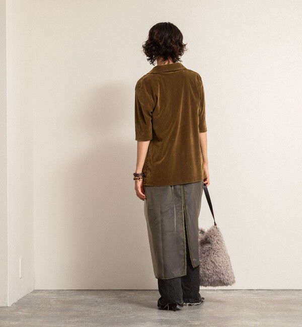 MAQWEL「【MAQWEL/マクウェル】ウォッシャブルオーガンジーワンピース」|ワンピース|