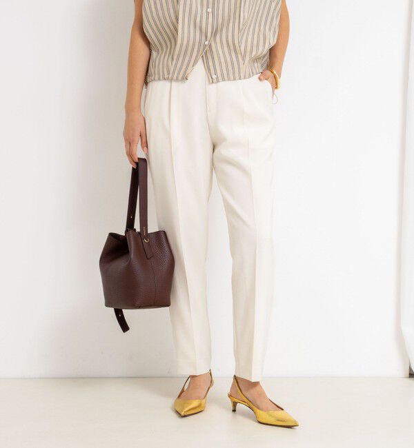 NOLLEY'S「ウォッシャブル麻調スリムパンツ」|その他|