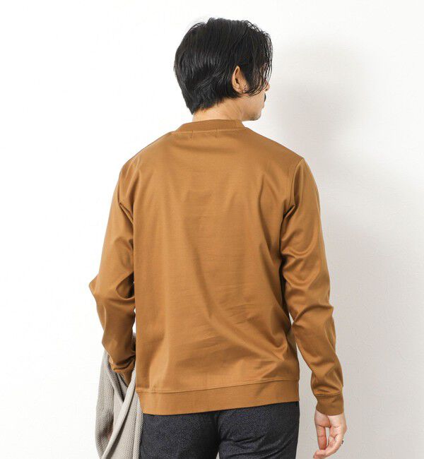 NOLLEY'S goodman「《ビジカジ対応》シルケットスムースドレスL/S V Tシャツ 25AW」|Tシャツ・カットソー|