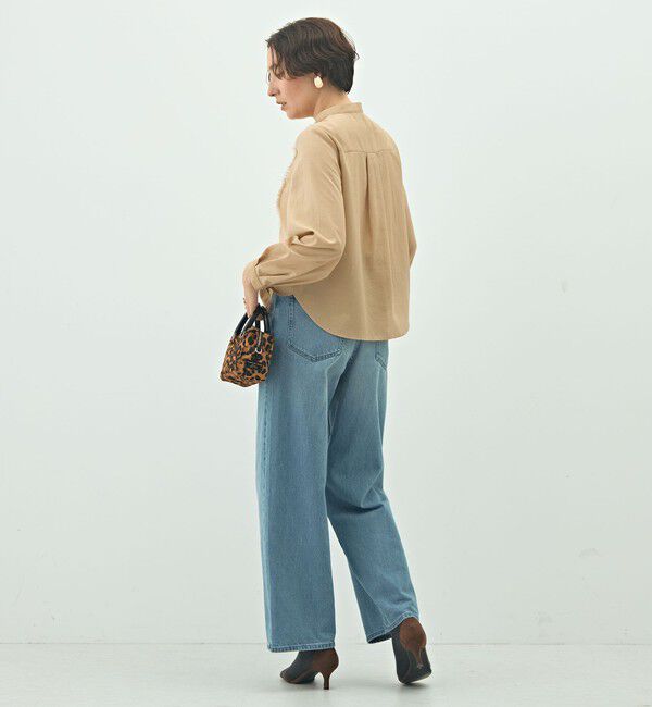 NOLLEY'S「ウォッシャブル前チュールフリルブラウス」|シャツ・ブラウス|