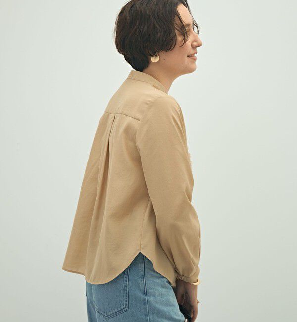 NOLLEY'S「ウォッシャブル前チュールフリルブラウス」|シャツ・ブラウス|