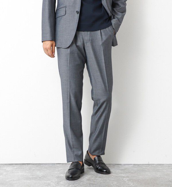 NOLLEY'S goodman「【ビジカジ/セットアップ対応】ACTIVE SETTER ウォッシャブル ストレッチパンツ 25AW」|スラックス|グレイッシュブルー