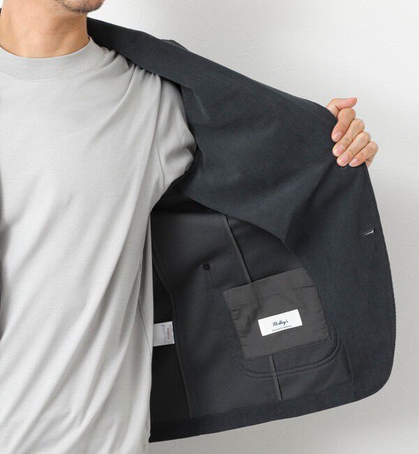 NOLLEY'S goodman「《ビジカジ/セットアップ対応》トリコットコーデュロイ ストレッチ イージーJK 25AW」|テーラードジャケット|