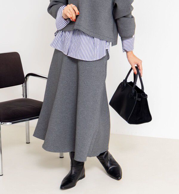 NOLLEY'S sophi「《セットアップ対応》ウォッシャブルダンボールフレアスカート」|フレア|