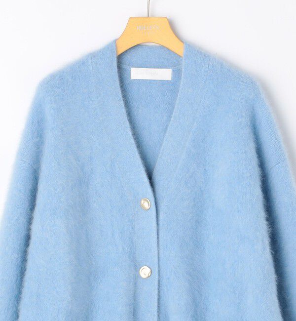 NOLLEY'S sophi「カシミヤ混ヘアリーVネックカーディガン」|カーディガン|