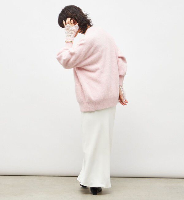 NOLLEY'S sophi「カシミヤ混ヘアリーVネックカーディガン」|カーディガン|