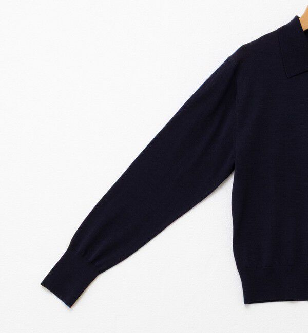 NOLLEY'S「《手洗い可能》16Gマレー襟付きカーディガン」|カーディガン|