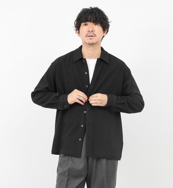 NOLLEY'S goodman「ウォッシャブル ニットシャツ 25AW」|シャツ・ブラウス|