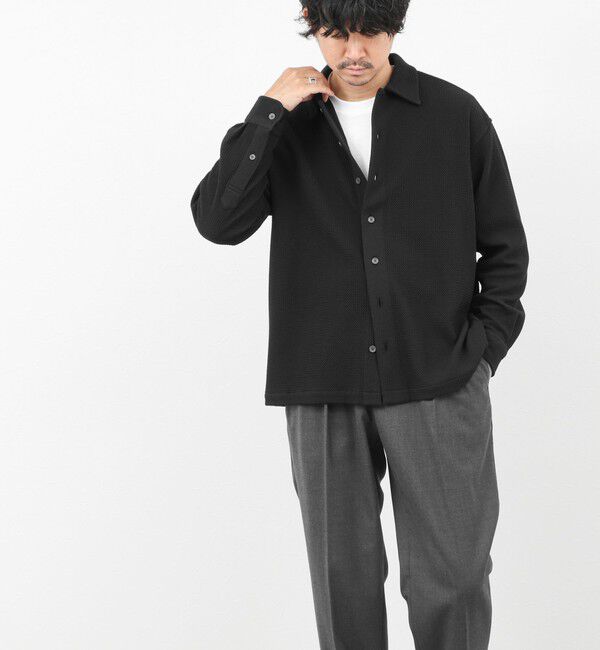 NOLLEY'S goodman「ウォッシャブル ニットシャツ 25AW」|シャツ・ブラウス|