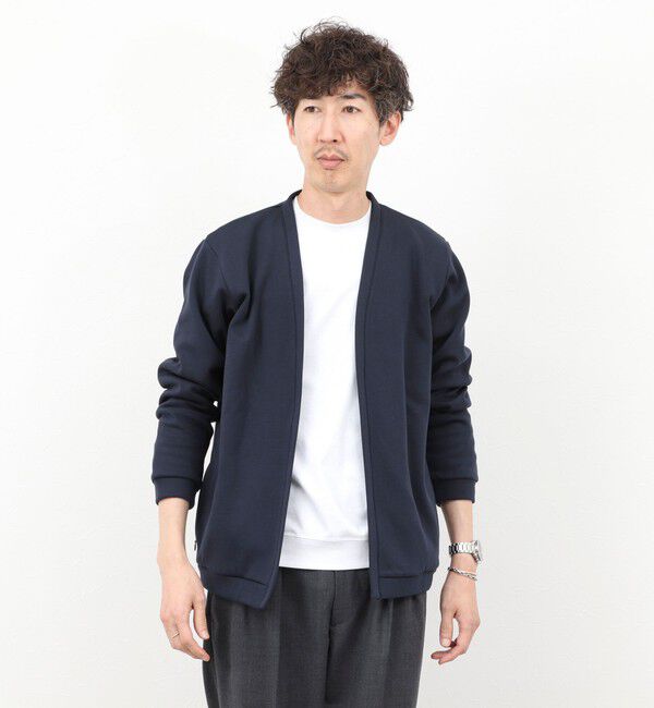 NOLLEY'S goodman「【ACTIVE SECT】《限定展開》接結ボタンレスカーディガン 25AW」|カーディガン|