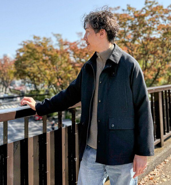 NOLLEY'S goodman「《ビジカジ対応》【TECHTWEED】【SORONA】中綿ユーティリティジャケット 25AW」|ブルゾン・スタジャン|