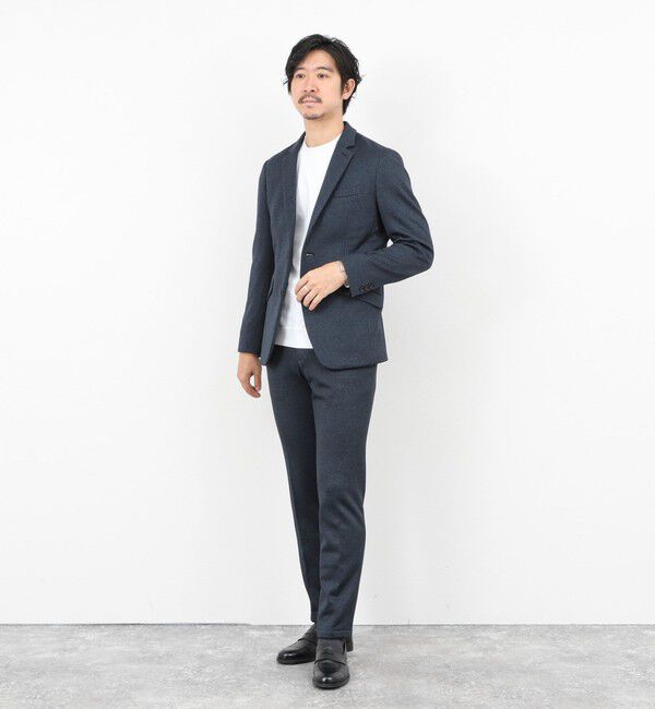 Stutostein「《ビジカジ/セットアップ対応》CORDURA 裏起毛ウォッシャブルストレッチジャケット 25AW」|テーラードジャケット|