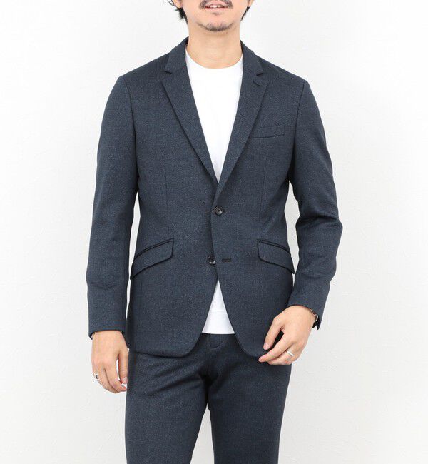 Stutostein「《ビジカジ/セットアップ対応》CORDURA 裏起毛ウォッシャブルストレッチジャケット 25AW」|テーラードジャケット|