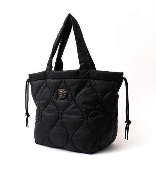 NOLLEY'S goodman「【TAION / タイオン】MILITARY SOFT SHELL DOWN TOTE BAG M」|トートバッグ|ブラック