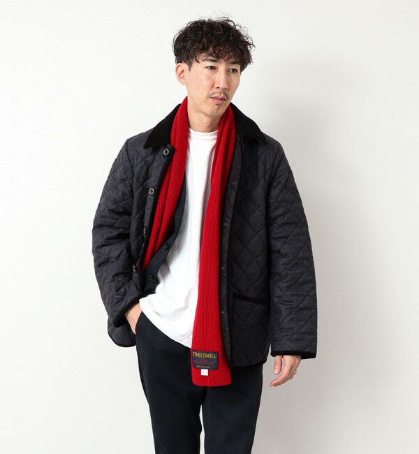 NOLLEY'S goodman「【TWEEDMILL/ツイードミル】別注ウールリブマフラー25」|マフラー|