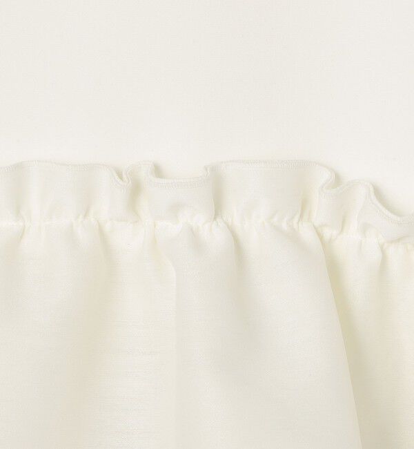 NOLLEY'S sophi「《セットアップ対応》ウォッシャブルダンボール&times;オーガンジーペプラムプルオーバー」|Tシャツ・カットソー|