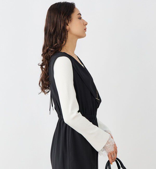 NOLLEY'S sophi「ウォッシャブルバックサテンサロペット」|オールインワン|