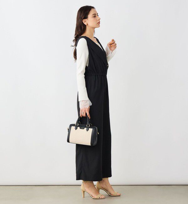 NOLLEY'S sophi「ウォッシャブルバックサテンサロペット」|オールインワン|
