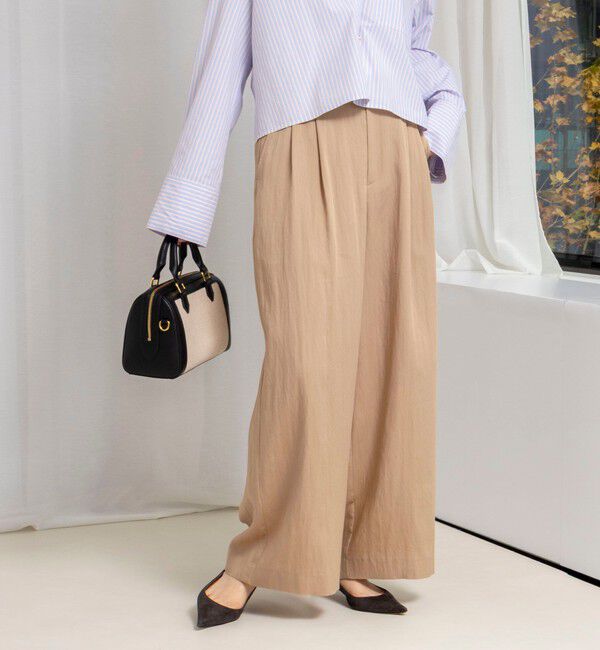 NOLLEY'S「【WEB＆一部店舗限定サイズアイテム】ウォッシャブルセルロースワイドパンツ」|その他|