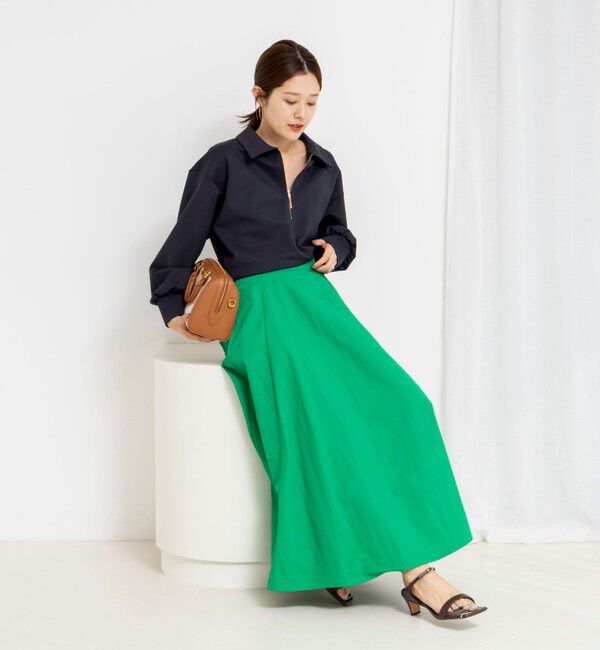 NOLLEY'S「ウォッシャブルダンボール襟付きプルオーバー」|スウェット・ジャージ|