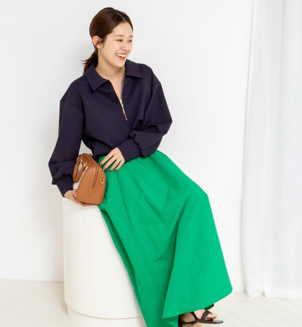 NOLLEY'S「ウォッシャブルダンボール襟付きプルオーバー」|スウェット・ジャージ|