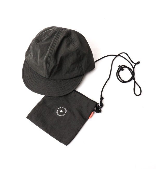 NOLLEY'S goodman「【halo commodity/ハロ コモディティー】Bend Banner Cap h261-201」|キャップ・キャスケット|チャコールグレー