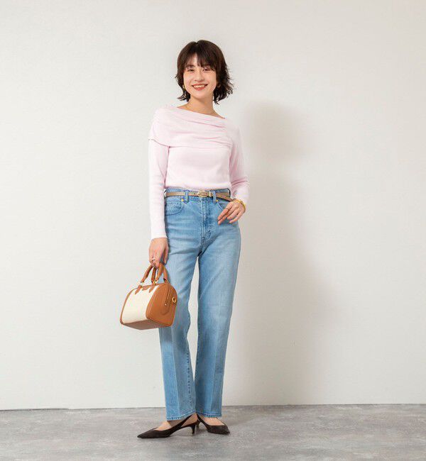 NOLLEY'S sophi「《手洗い可能》イレギュラーネックオフショルプルオーバー」|ニット・セーター|