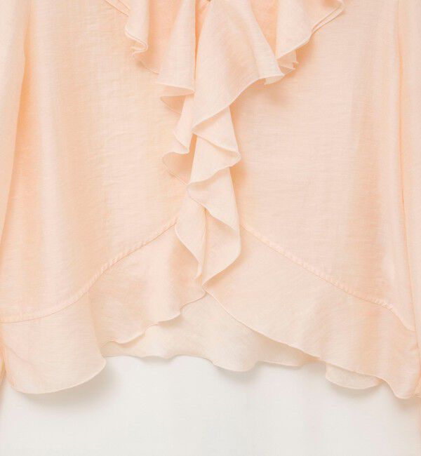 NOLLEY'S sophi「ウォッシャブルシアーラッフル羽織りブラウス」|シャツ・ブラウス|