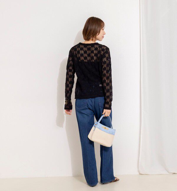 NOLLEY'S「ウォッシャブルレースロンT」|Tシャツ・カットソー|