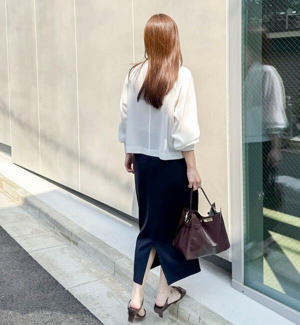 NOLLEY'S sophi「ウォッシャブルカラミメッシュジップアップブルゾン」|ブルゾン・スタジャン|