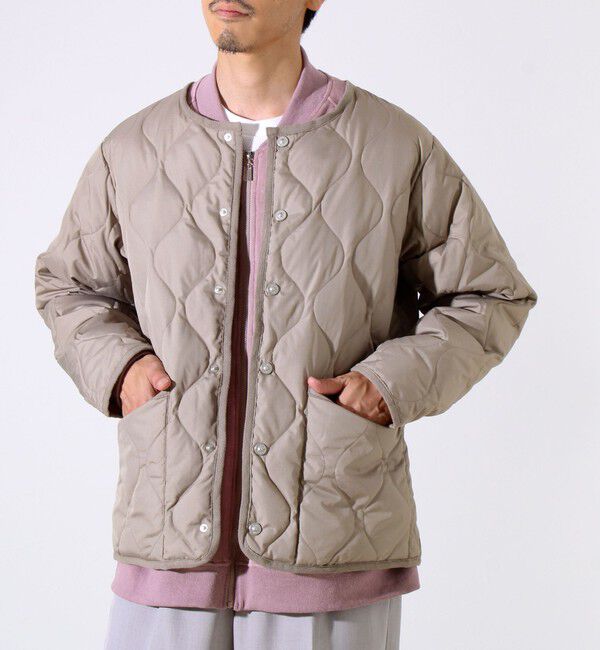 GLOSTER「【GLOSTER別注】TAION ミリタリー クルーネック ライナージャケット」|ダウン|