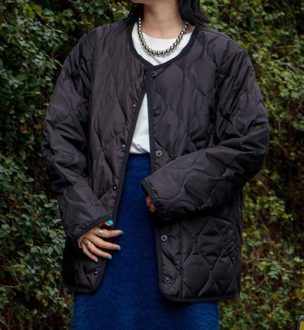 GLOSTER「【GLOSTER別注】TAION ミリタリー クルーネック ライナージャケット」|ダウン|