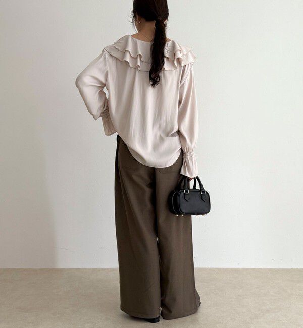 fredy emue「ウールライクイージーワークパンツ」|チノ|