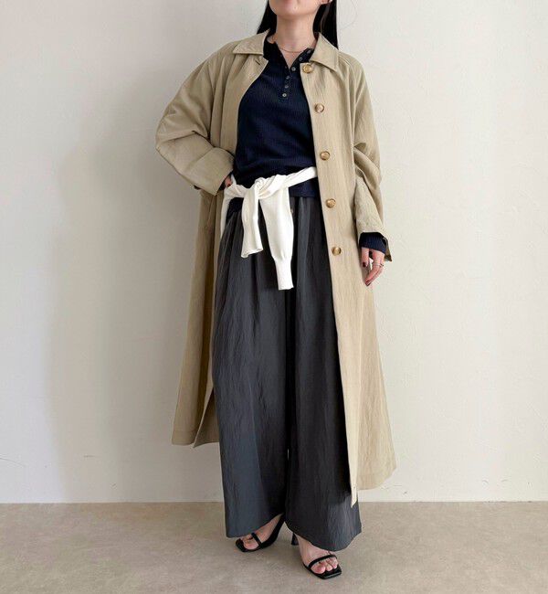 fredy emue「こなれワッシャータックイージーパンツ」|チノ|