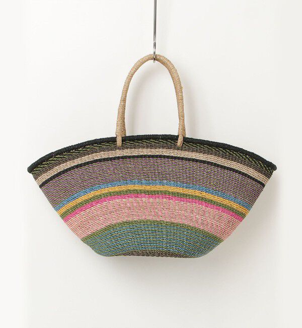 fredy emue「【BAGMATI/バグマティ】配色柄アバカビッグトートバッグ」|トートバッグ|