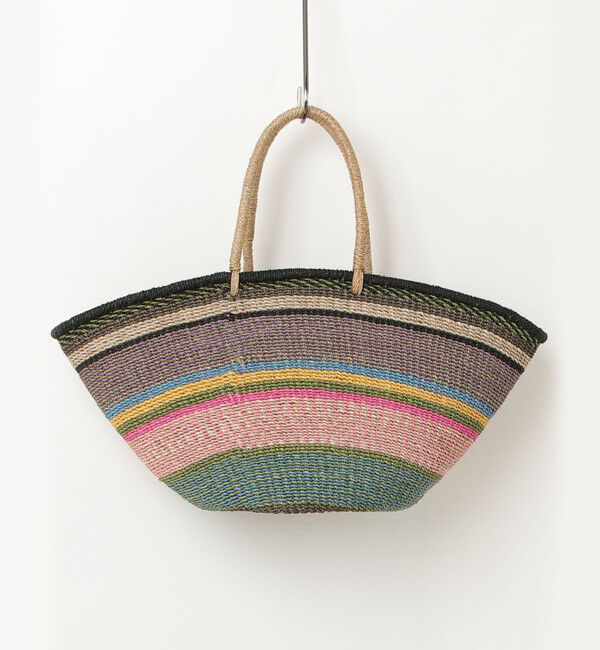 fredy emue「【BAGMATI/バグマティ】配色柄アバカビッグトートバッグ」|トートバッグ|