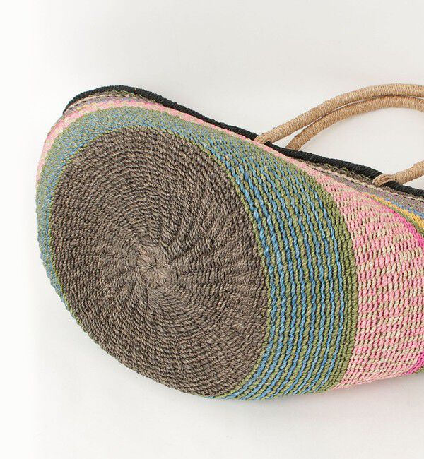 fredy emue「【BAGMATI/バグマティ】配色柄アバカビッグトートバッグ」|トートバッグ|