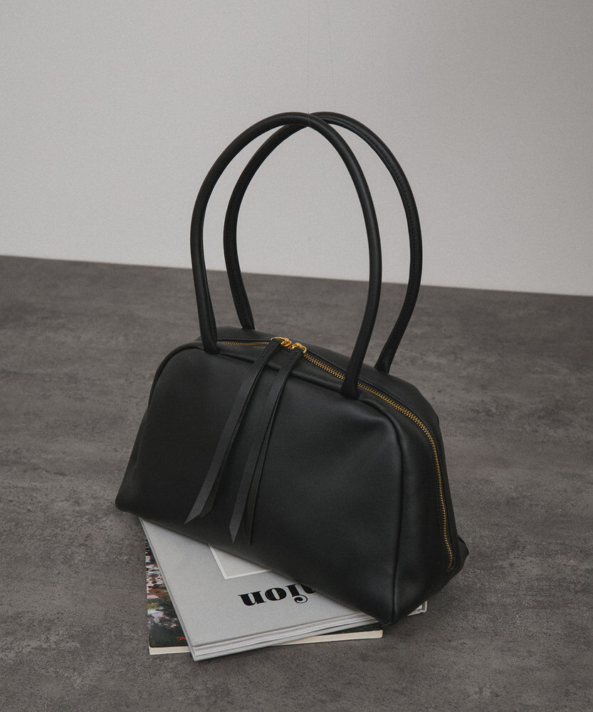 SALON adam et rope'「ソフトレザーミドルボストンバッグ 2」|ボストンバッグ|クロメイン