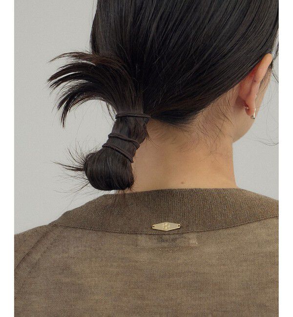 SALON adam et rope'「ブライトラメVネックシアーカーディガン / UV対策・冷房対策」|カーディガン|