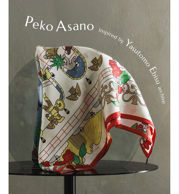 ROPE「【4 ARTIST for ROPE'】コラボ シルクスカーフ/Sサイズ」|バンダナ・スカーフ|