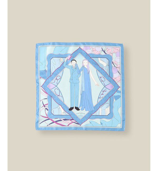 ROPE「【4 ARTIST for ROPE'】コラボ シルクスカーフ/Sサイズ」|バンダナ・スカーフ|