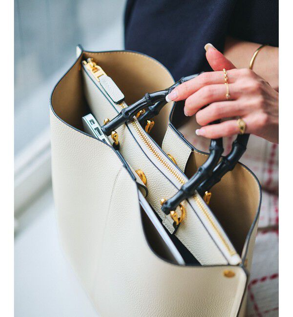ROPE「【E'POR】BAMBOO BAG Large【通勤】【A4対応】【25AW】」|トートバッグ|