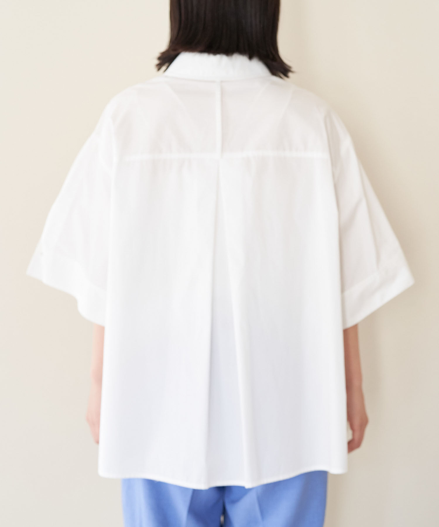 VIS「【洗える】オーバーサイズピンタックシャツ」|シャツ・ブラウス|