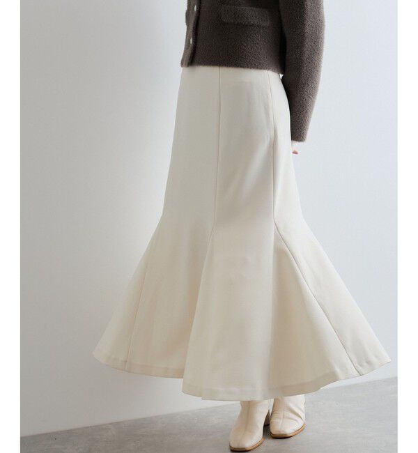 VIS「美easyウーリッシュバックレースアップマーメイドSK」|スカート|