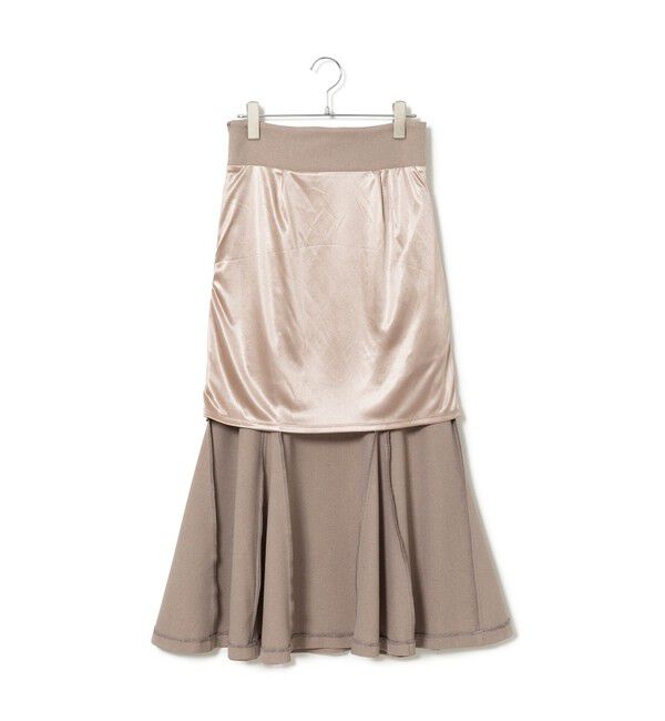 VIS「美easyウーリッシュバックレースアップマーメイドSK」|スカート|