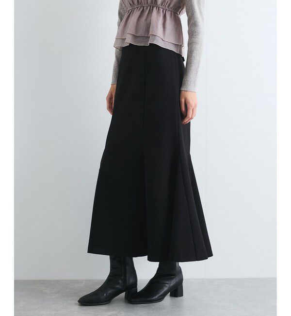 VIS「美easyウーリッシュバックレースアップマーメイドSK」|スカート|