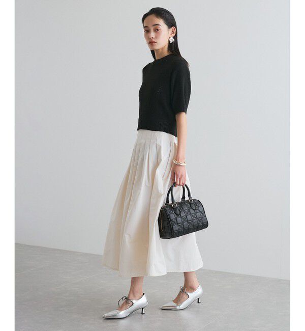 VIS「【洗える】アイレットブークレコンパクトニット」|Tシャツ・カットソー|