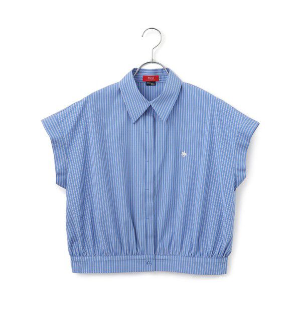 VIS「【POLO BCS】VIS別注フレンチスリーブドローストリングシャツ」|シャツ・ブラウス|